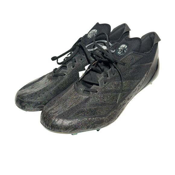 Adidas Adizero Electric Black Football Cleats IE4414 Men’s Size 18 NEW WITH TAGS - Picture 3 of 13